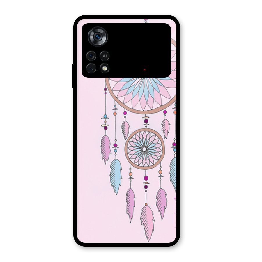 Pretty Dream Catcher Glass Back Case for Poco X4 Pro 5G