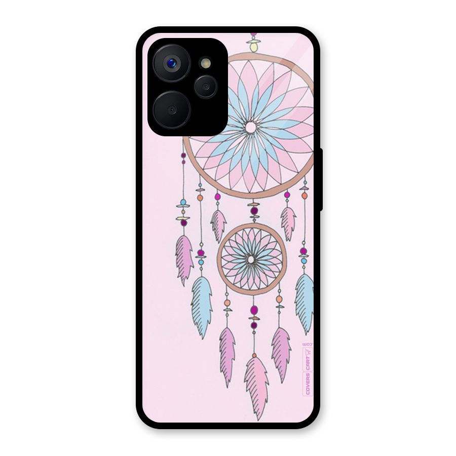 Pretty Dream Catcher Glass Back Case for Realme 9i 5G