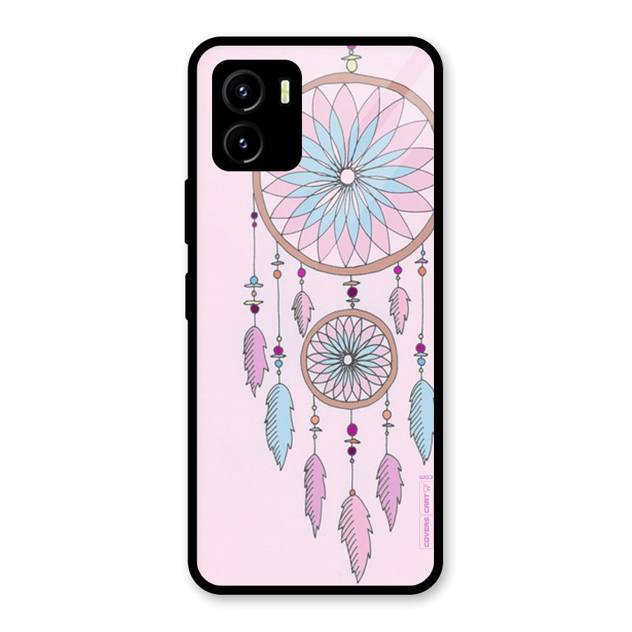 Pretty Dream Catcher Glass Back Case for Vivo Y15s