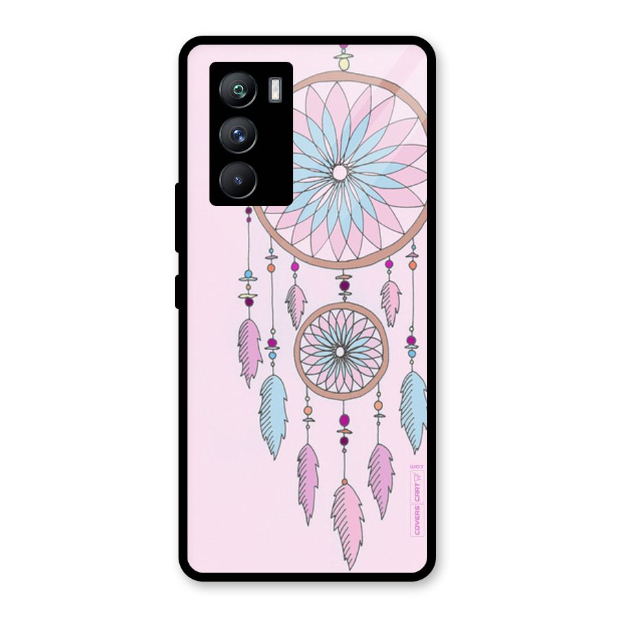 Pretty Dream Catcher Glass Back Case for Vivo iQOO 9 SE