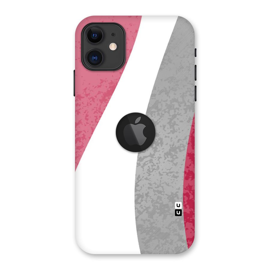 Pretty Flow Design Back Case for iPhone 11 Logo Cut