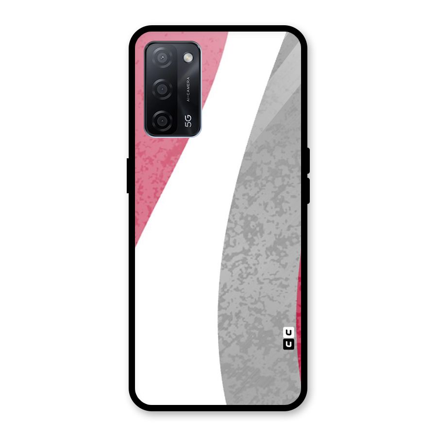 Pretty Flow Design Glass Back Case for Oppo A53s 5G
