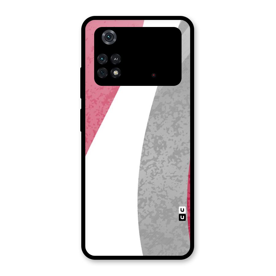 Pretty Flow Design Glass Back Case for Poco M4 Pro 4G