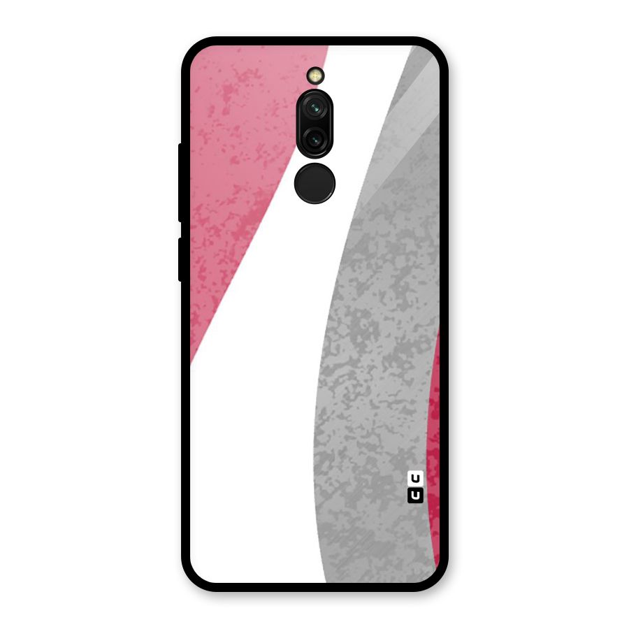 Pretty Flow Design Glass Back Case for Redmi 8