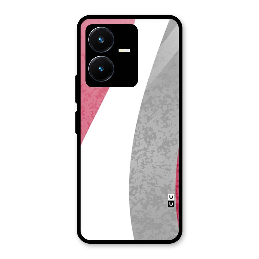 Pretty Flow Design Glass Back Case for Vivo Y22