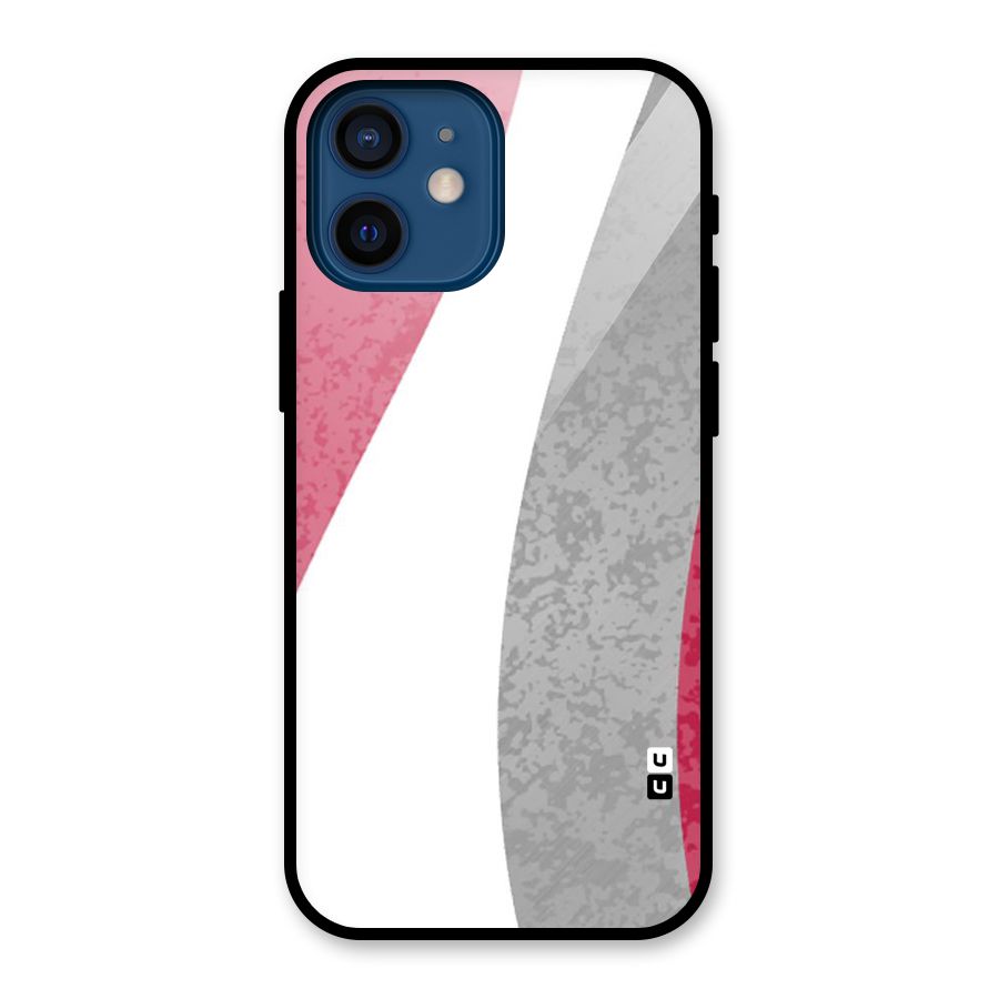 Pretty Flow Design Glass Back Case for iPhone 12 Mini