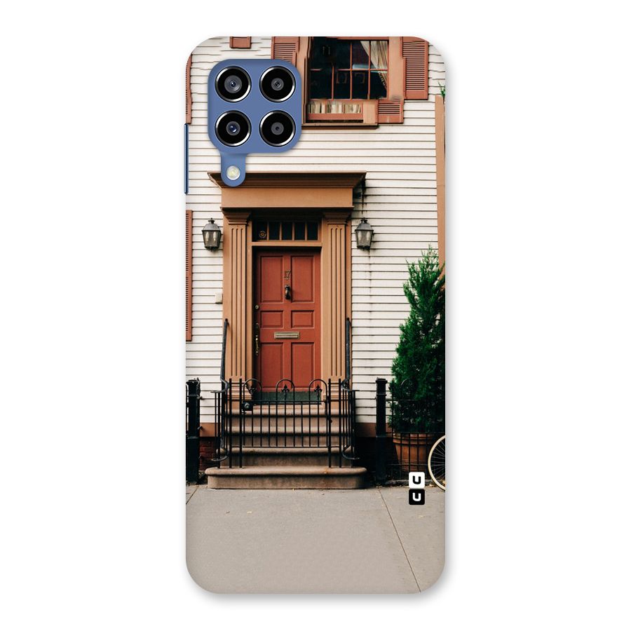 Pretty Orange Door Back Case for Galaxy M53 5G