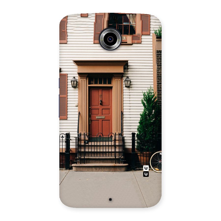 Pretty Orange Door Back Case for Nexsus 6