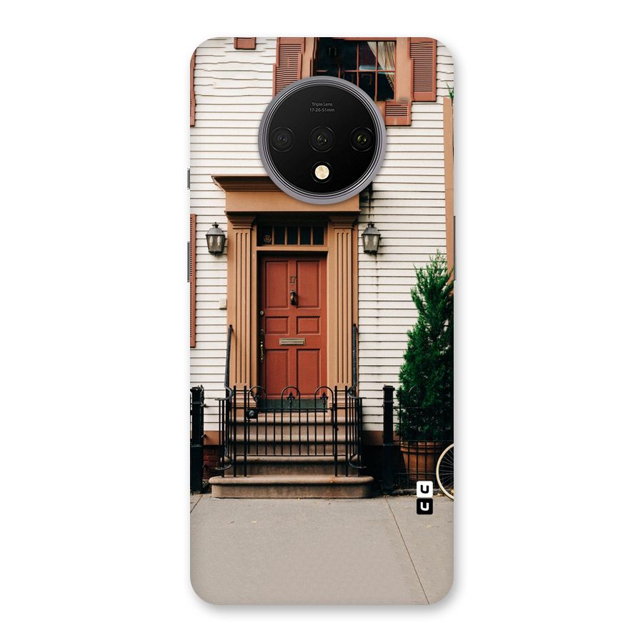 Pretty Orange Door Back Case for OnePlus 7T