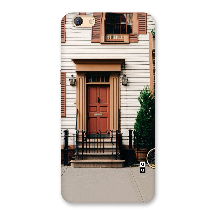 Pretty Orange Door Back Case for Oppo F3 Plus