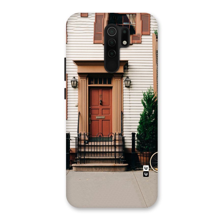 Pretty Orange Door Back Case for Poco M2