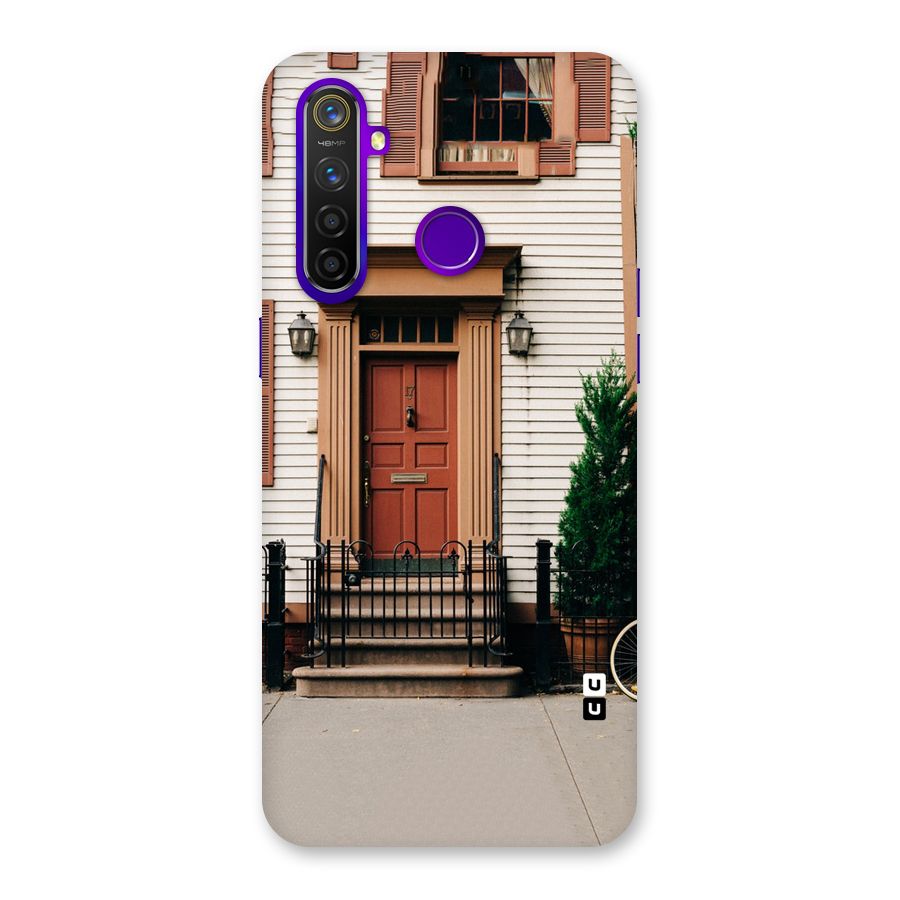 Pretty Orange Door Back Case for Realme 5 Pro