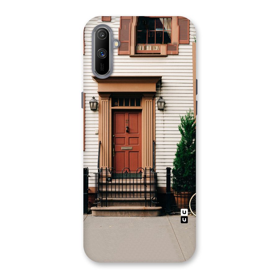 Pretty Orange Door Back Case for Realme C3