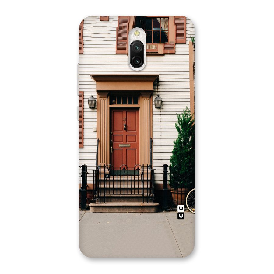 Pretty Orange Door Back Case for Redmi 8A Dual