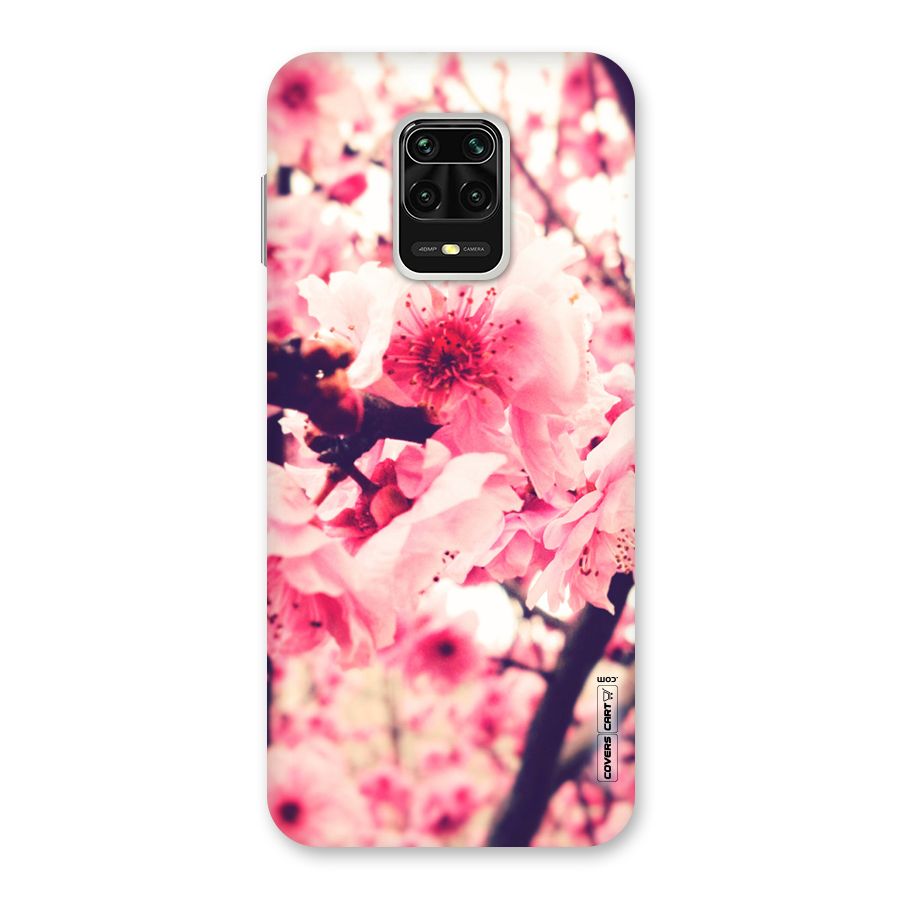 Pretty Pink Flowers Back Case for Redmi Note 9 Pro Max