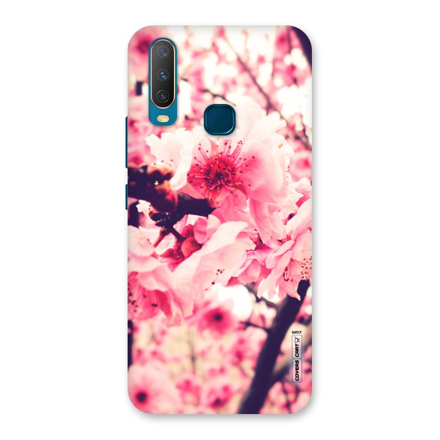 Pretty Pink Flowers Back Case for Vivo Y17