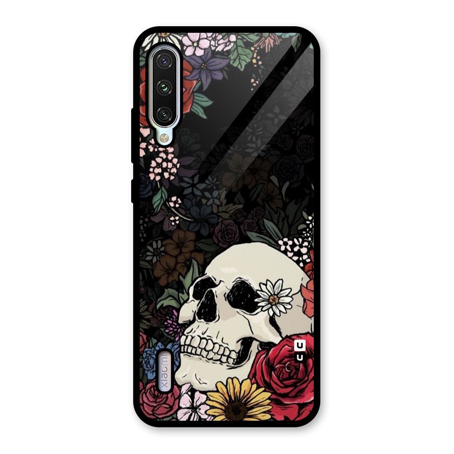 Pretty Skull Glass Back Case for Mi A3