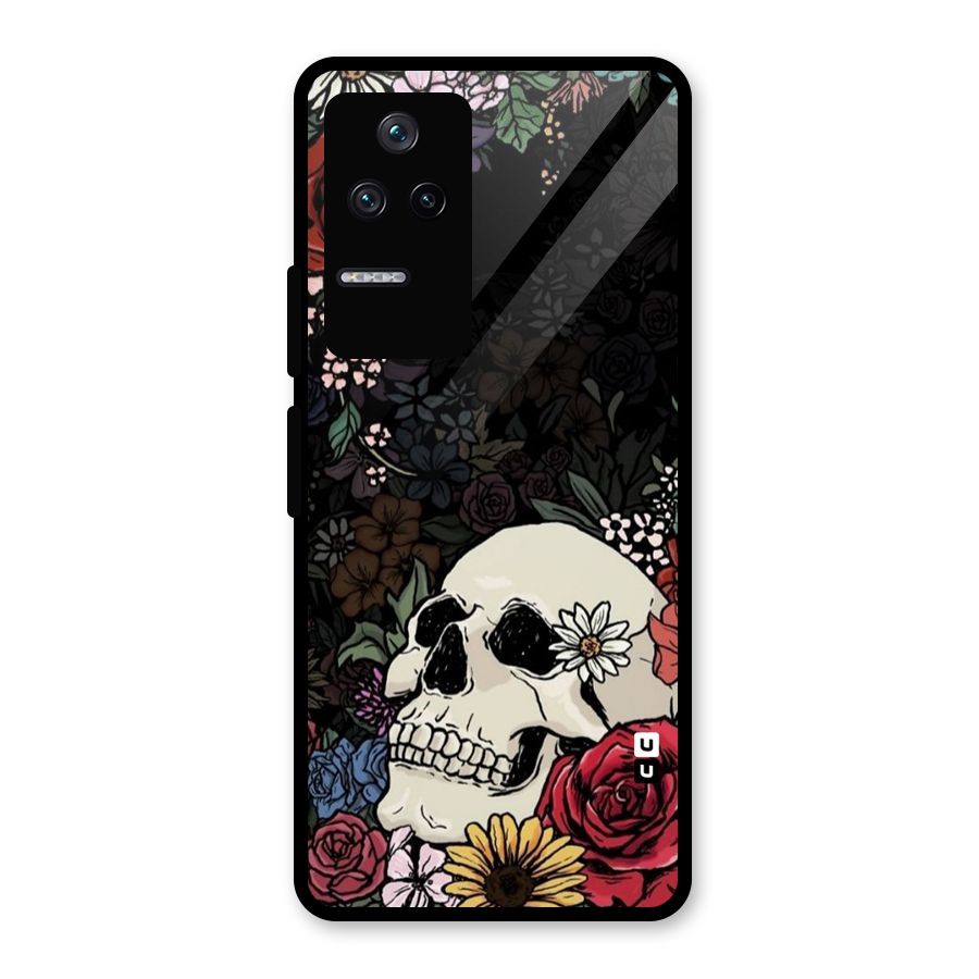 Pretty Skull Glass Back Case for Poco F4 5G