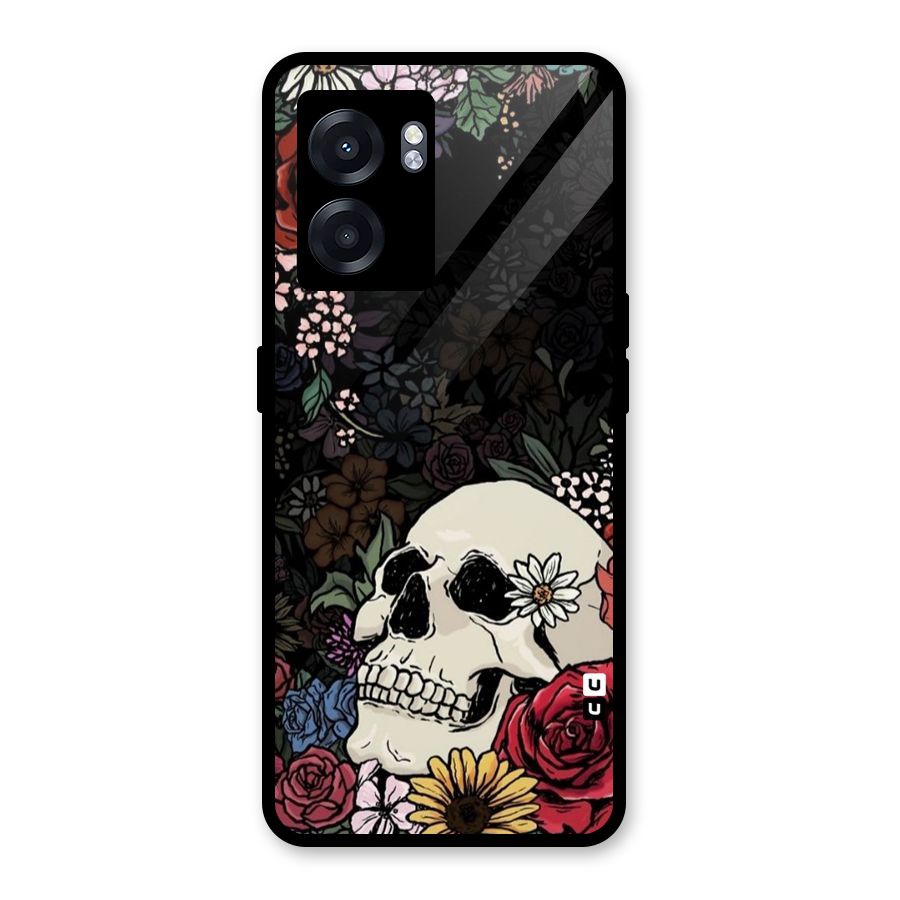 Pretty Skull Glass Back Case for Realme Narzo 50 5G