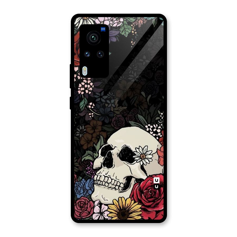 Pretty Skull Glass Back Case for Vivo X60 Pro