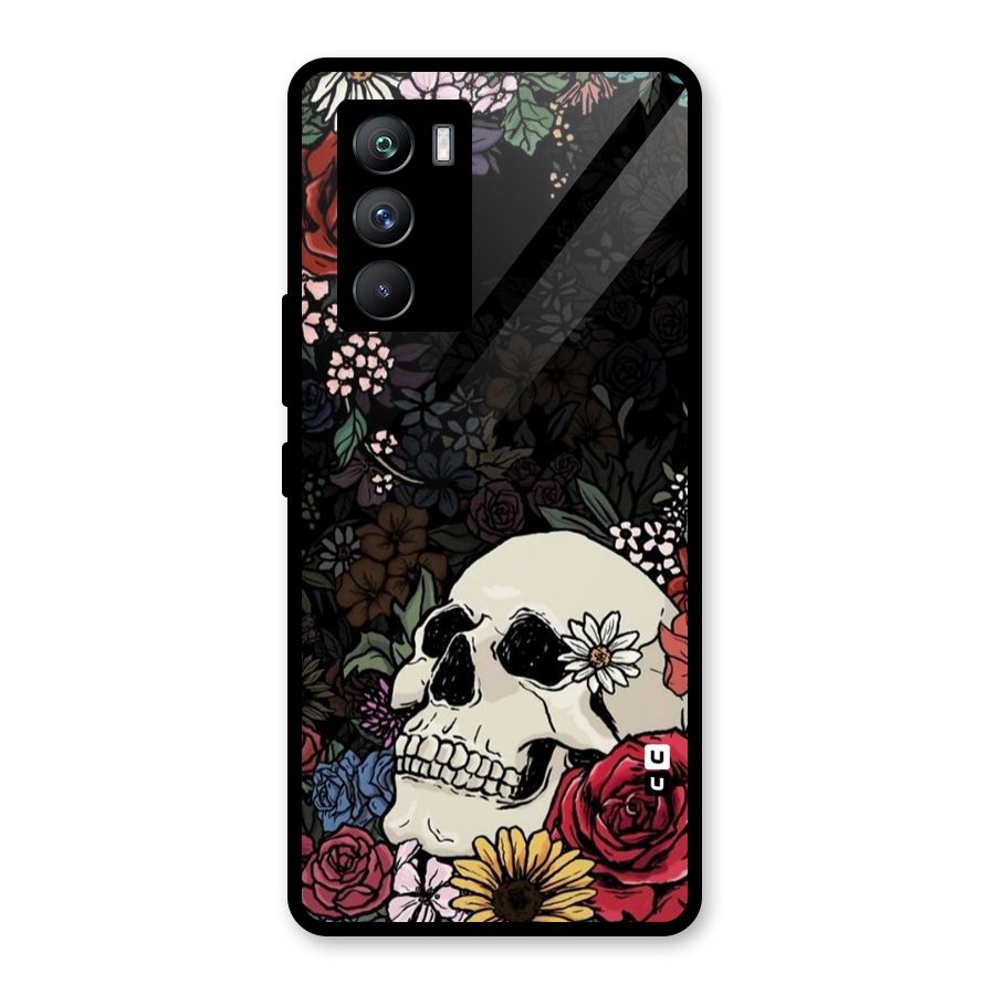 Pretty Skull Glass Back Case for Vivo iQOO 9 SE