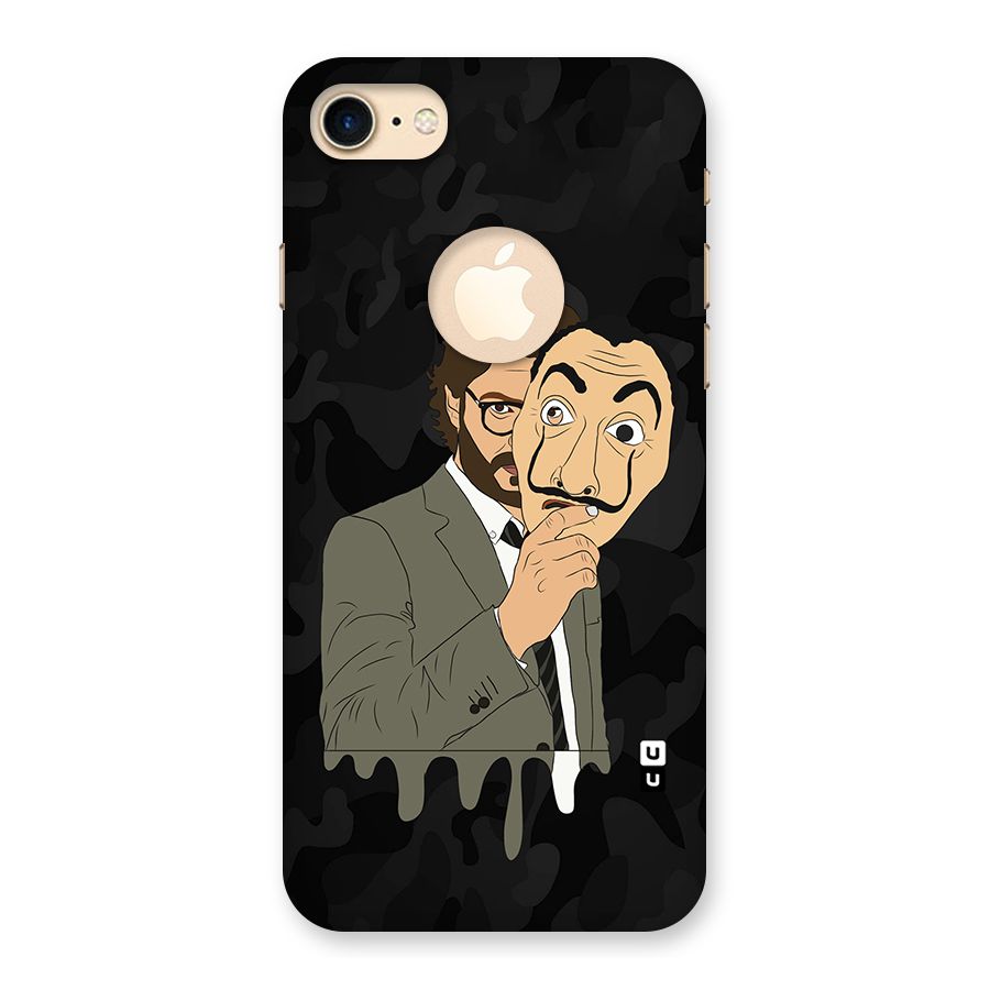 Professor Art Camouflage Back Case for iPhone 7 Logo Cut