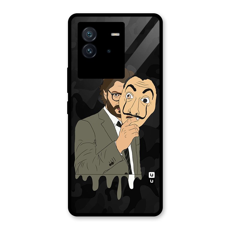 Professor Art Camouflage Glass Back Case for Vivo iQOO Neo 6 5G