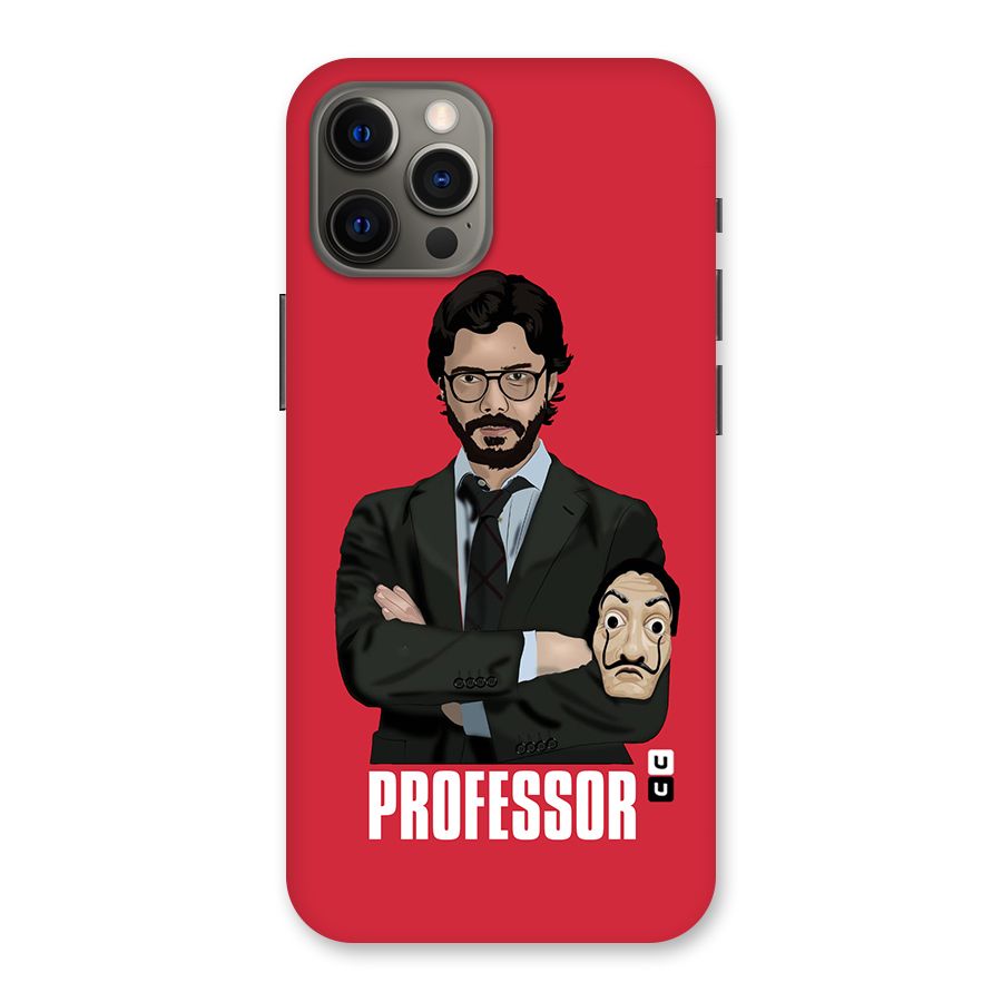 Professor Art Illustration Back Case for iPhone 12 Pro Max