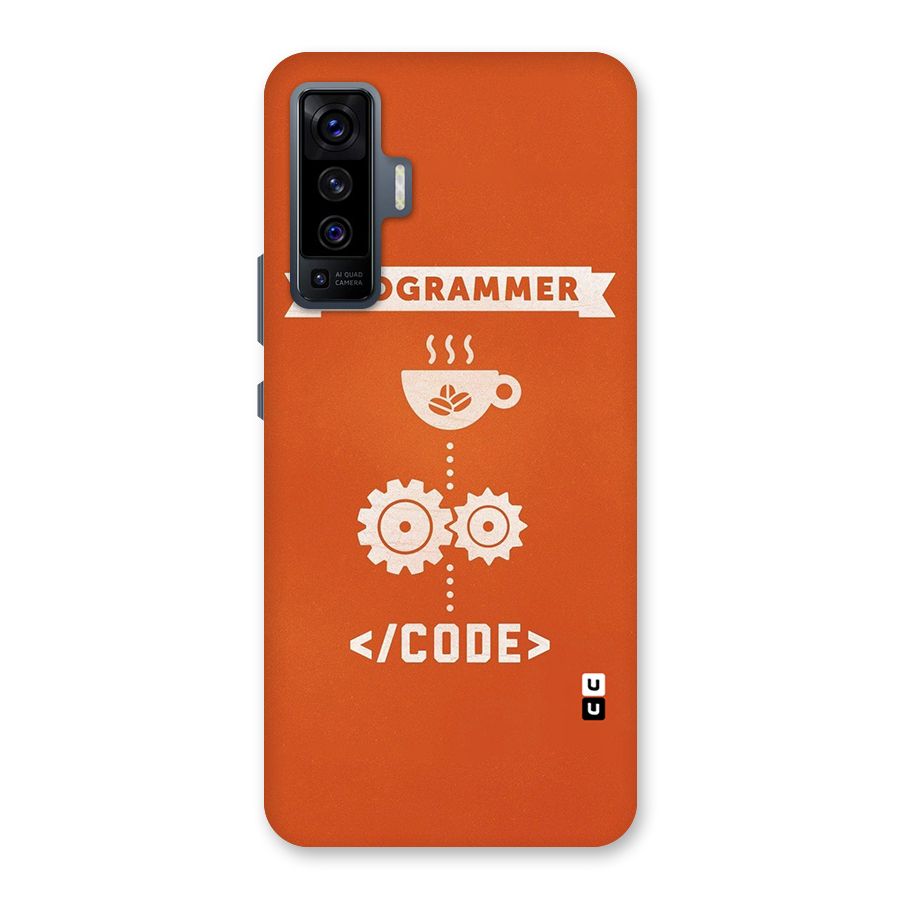 Programmer Coffee Code Back Case for Vivo X50