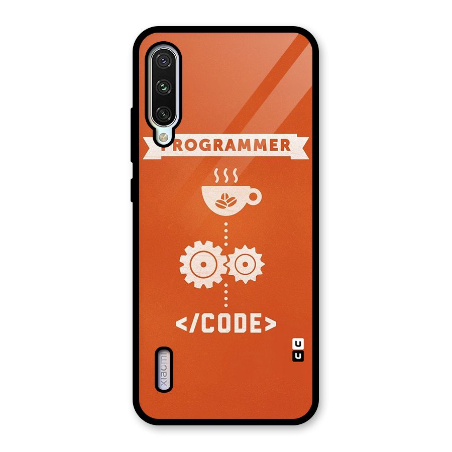 Programmer Coffee Code Glass Back Case for Mi A3