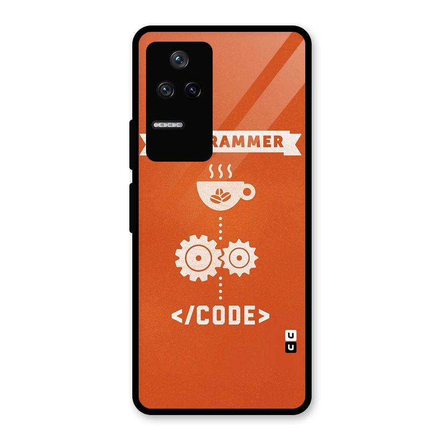Programmer Coffee Code Glass Back Case for Poco F4 5G