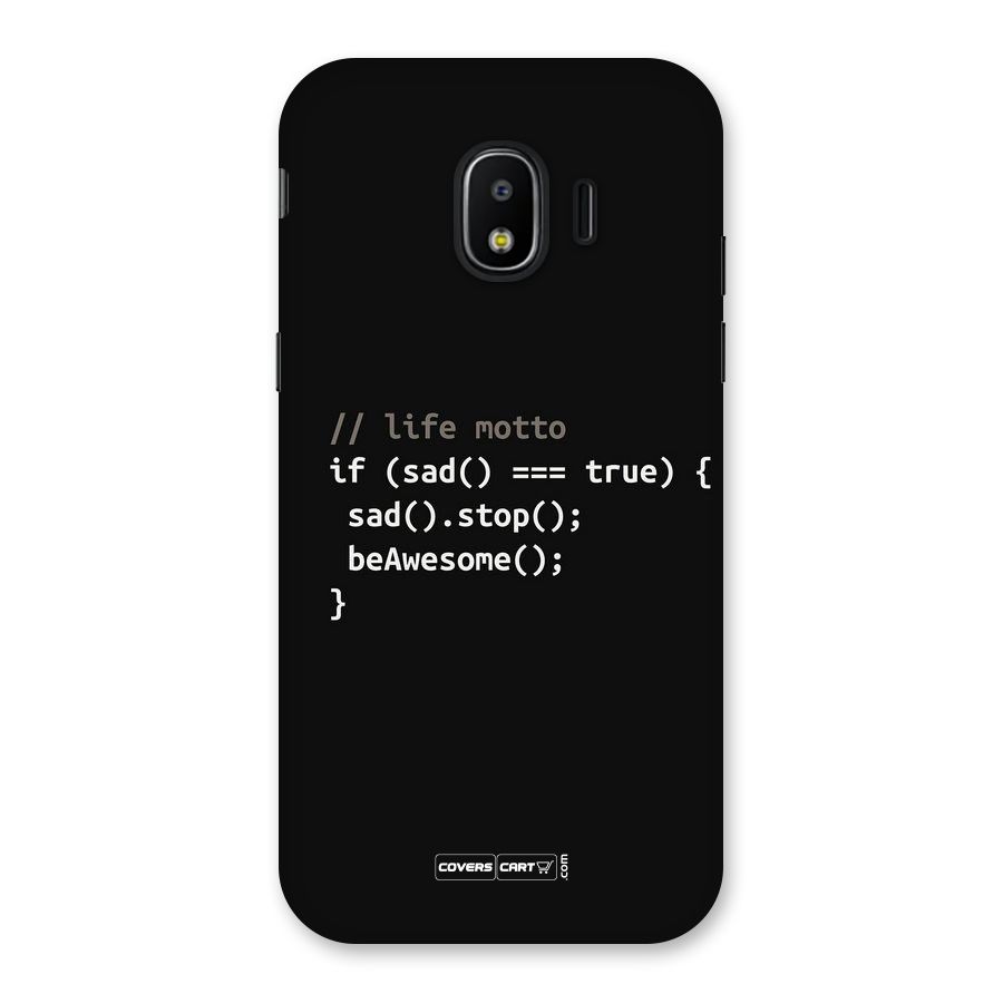 Programmers Life Back Case for Galaxy J2 Pro 2018