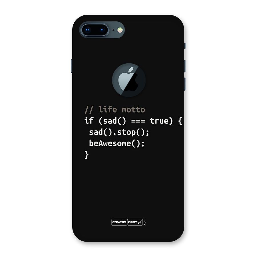 Programmers Life Back Case for iPhone 7 Plus Logo Cut