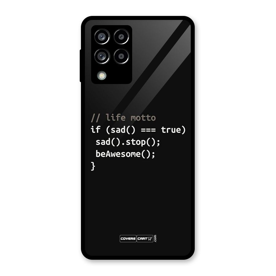 Programmers Life Glass Back Case for Galaxy M53 5G