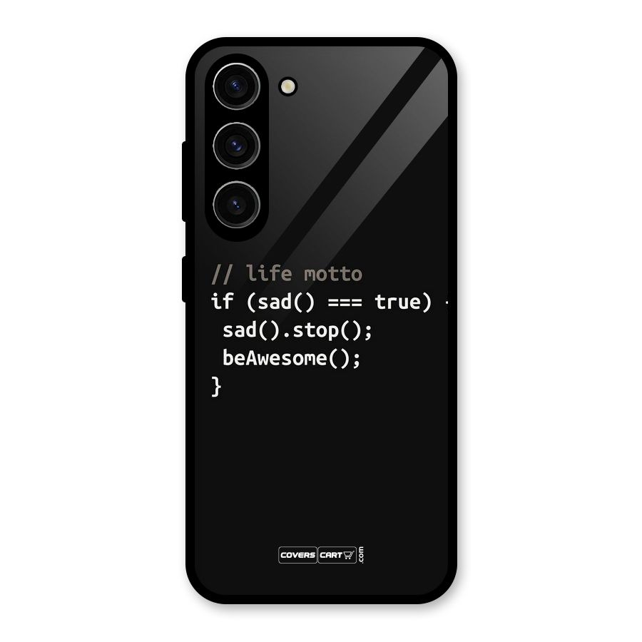 Programmers Life Glass Back Case for Galaxy S23