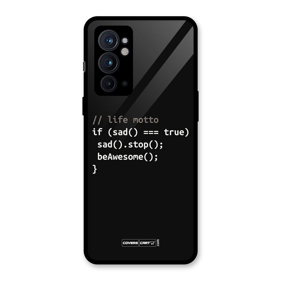 Programmers Life Glass Back Case for OnePlus 9RT 5G