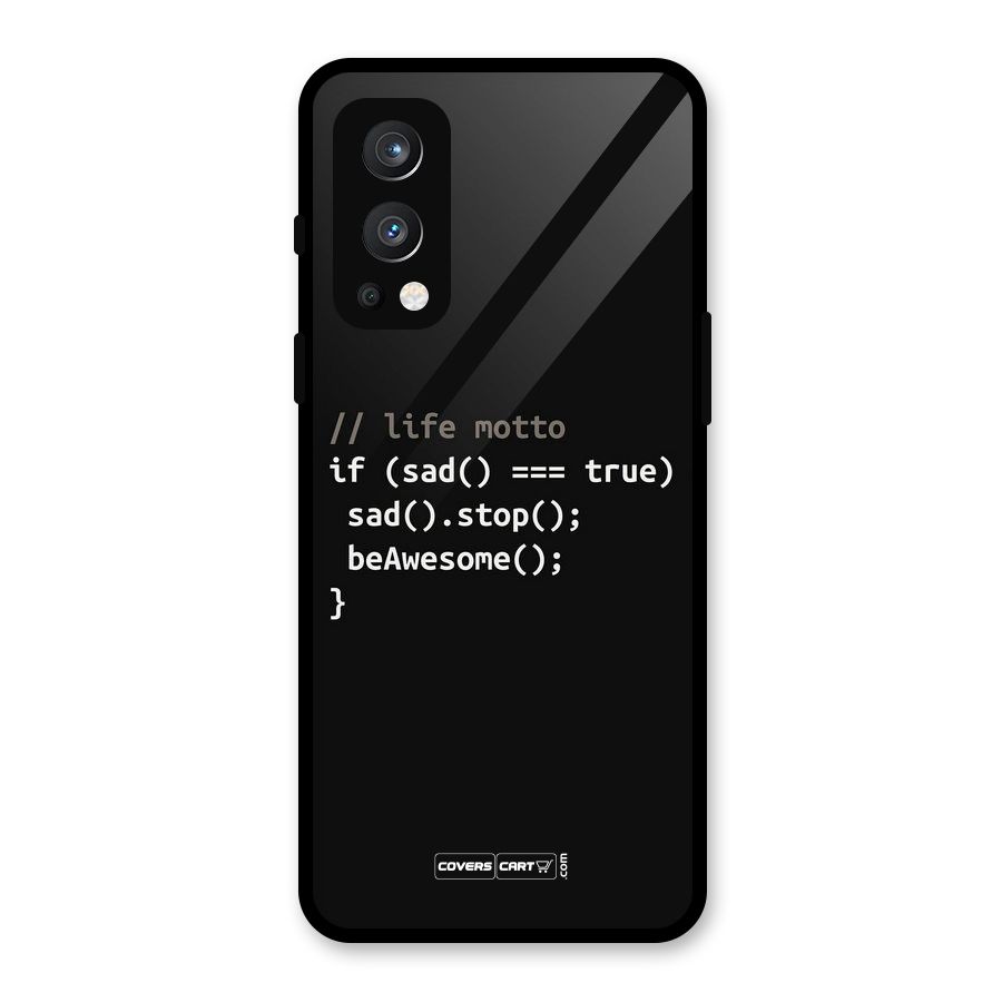 Programmers Life Glass Back Case for OnePlus Nord 2 5G