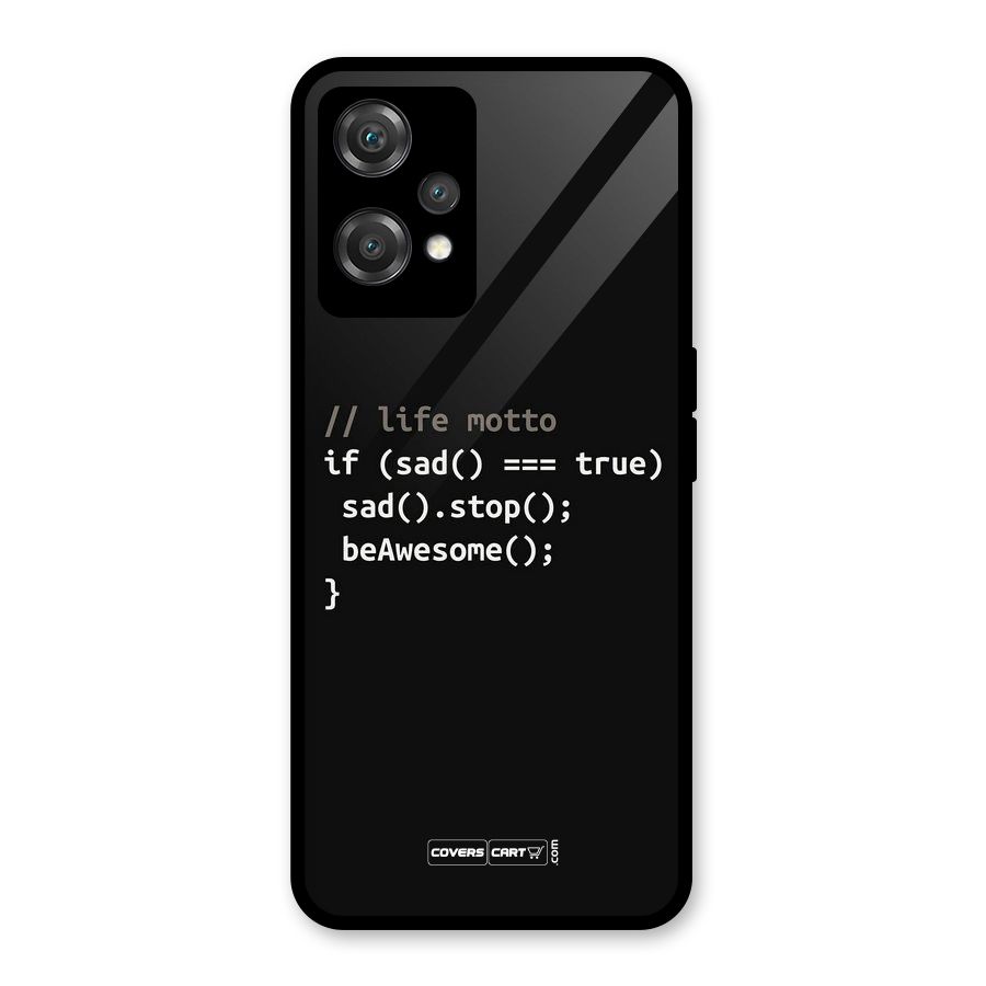 Programmers Life Glass Back Case for OnePlus Nord CE 2 Lite 5G