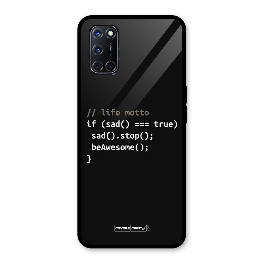 Programmers Life Glass Back Case for Oppo A52