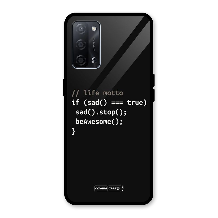 Programmers Life Glass Back Case for Oppo A53s 5G