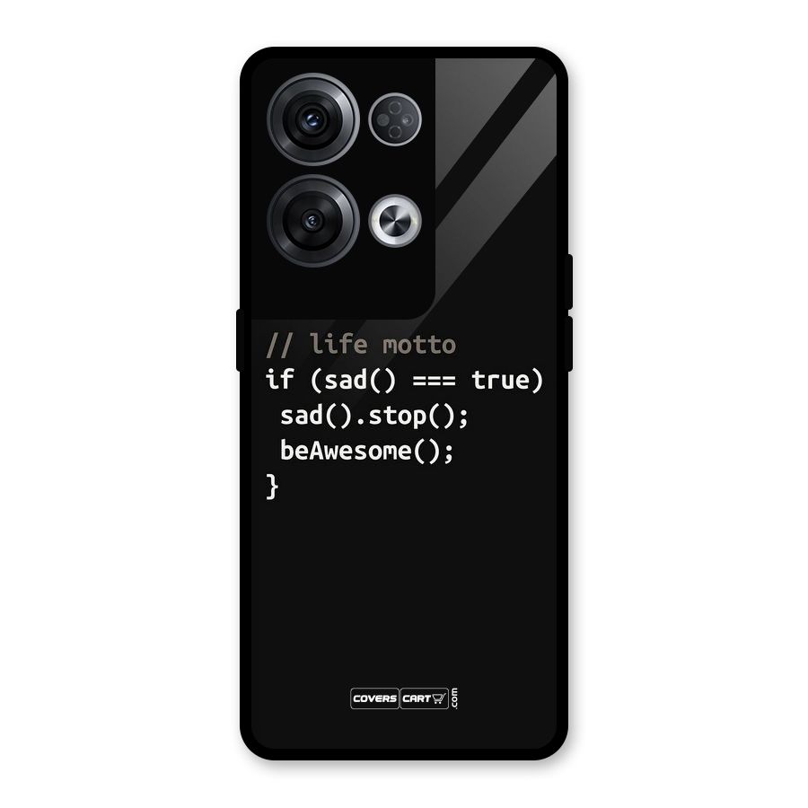 Programmers Life Glass Back Case for Oppo Reno8 Pro 5G
