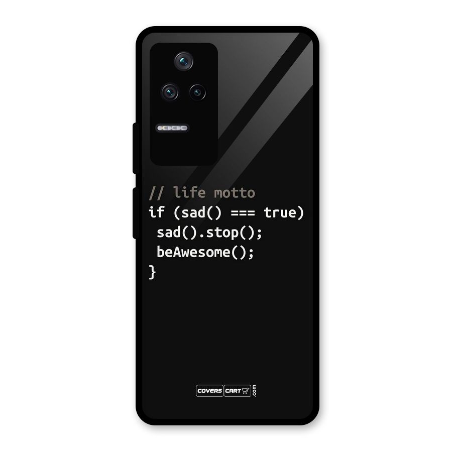 Programmers Life Glass Back Case for Poco F4 5G