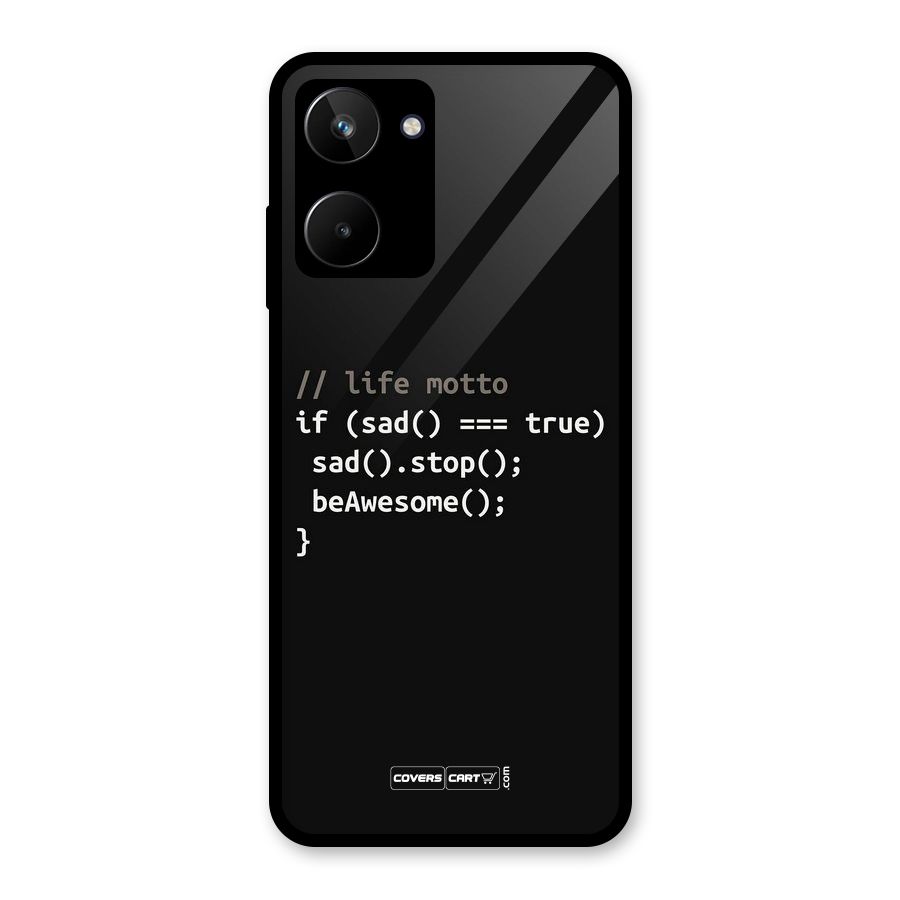 Programmers Life Glass Back Case for Realme 10