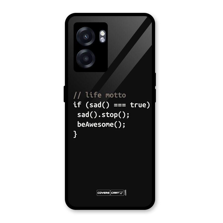 Programmers Life Glass Back Case for Realme Narzo 50 5G