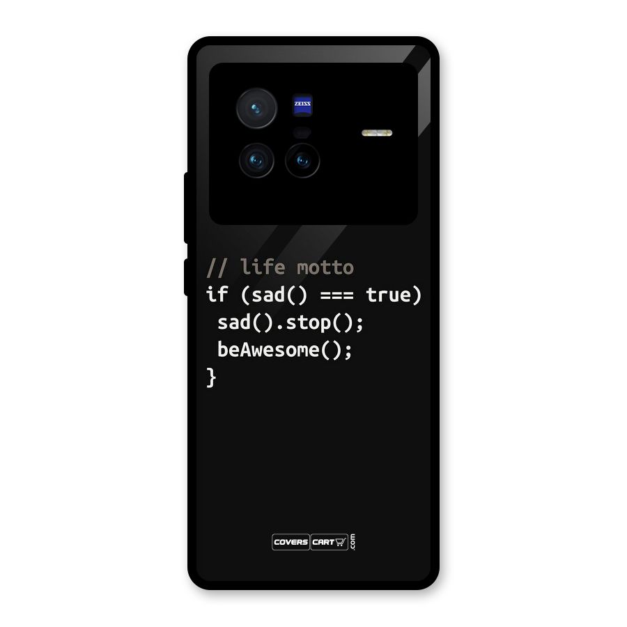 Programmers Life Glass Back Case for Vivo X80