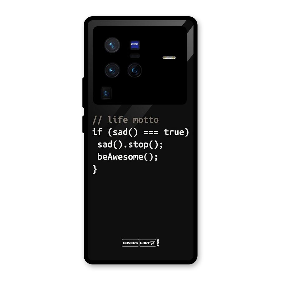 Programmers Life Glass Back Case for Vivo X80 Pro