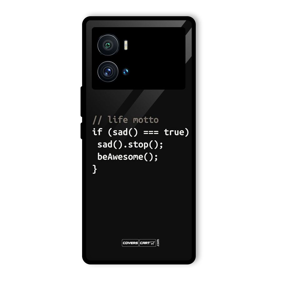 Programmers Life Glass Back Case for Vivo iQOO 9 Pro