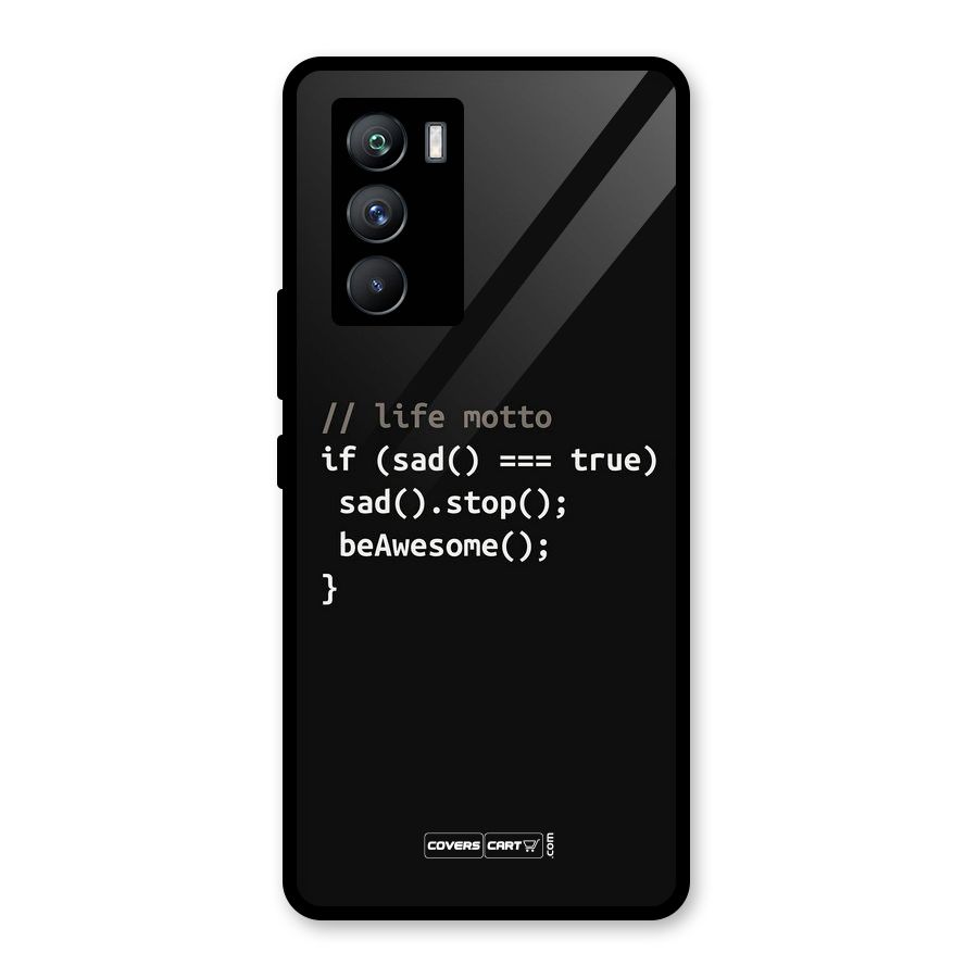 Programmers Life Glass Back Case for Vivo iQOO 9 SE