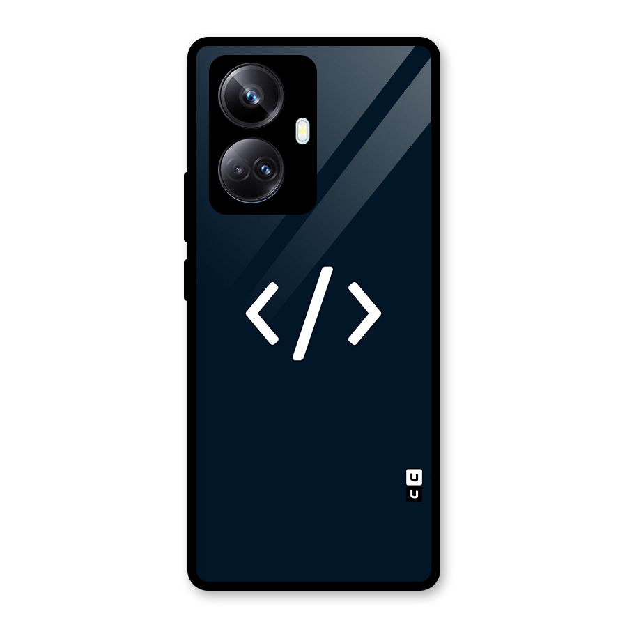 Programmers Style Symbol Glass Back Case for Realme 10 Pro Plus