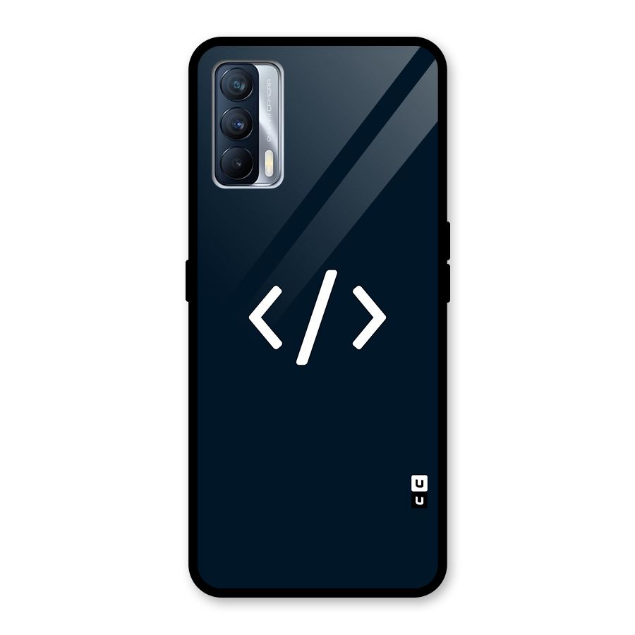 Programmers Style Symbol Glass Back Case for Realme X7